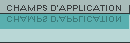 Champs d'application