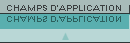 Champs d'application