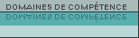 Domaines de compétence